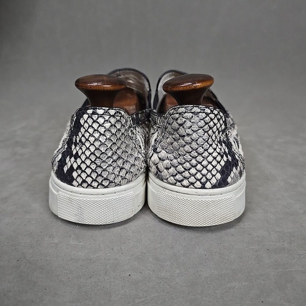 Tory Burch Womens Shoes Sz 10.5 Huarache Weave Snakeskin Leather Slip On Sneaker - Picture 7 of 11